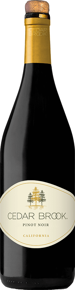 Cedar Brook wine brand Pinot Noir bottle shot sample