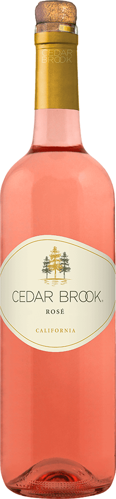 Cedar Brook wine brand Rosé bottle shot sample