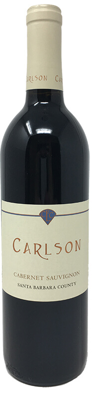Carlson wine brand Cabernet Sauvignon wine bottle and label samples