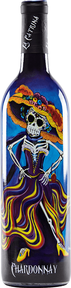 La Catrina Vino Chardonnay 750ml wine bottle and label front