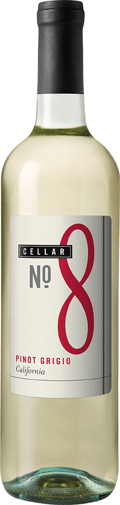 Cellar No 8 Pinot Grigio bottle shot sample