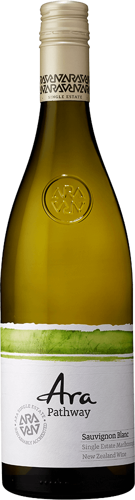 Ara wine brand Pathway Sauvignon Blanc bottle front view