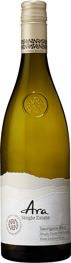 Ara wine brand Sauvignon Blanc bottle front view