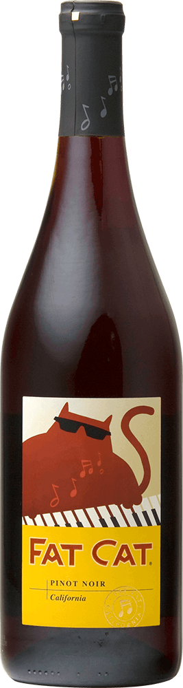 Fat Cat wine brand Pinot Noir 750ml bottle front view