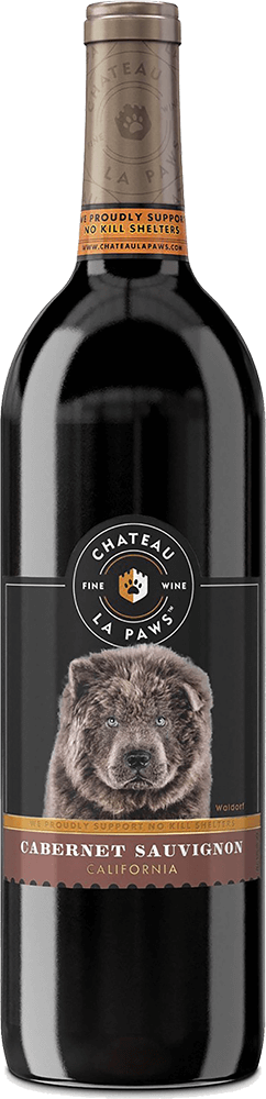 Chateau La Paws Cabernet Sauvignon bottle shot sample