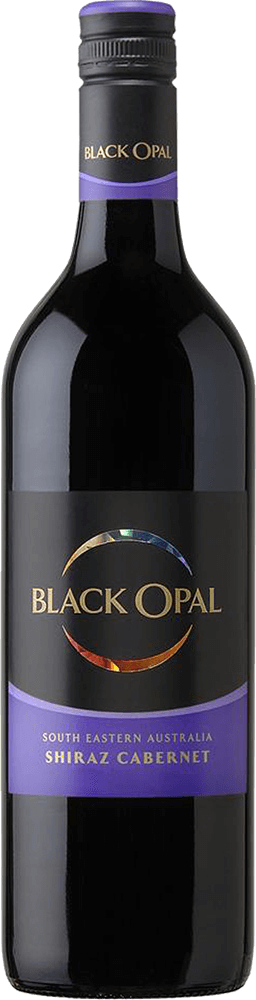 Black Opal wine brand Shiraz Cabernet Blend 750ml bottle front view