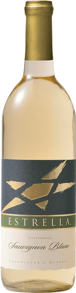 Estrella wine brand Sauvignon Blanc bottle shot sample