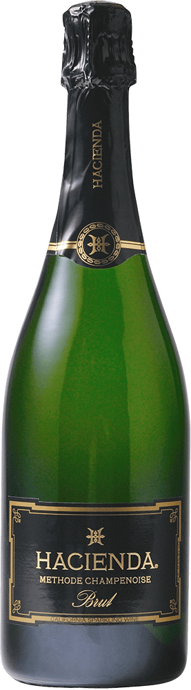 Hacienda Brut Cuvée Sparkling front view of wine bottle