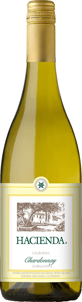 Hacienda Chardonnay 750ml wine bottle front view