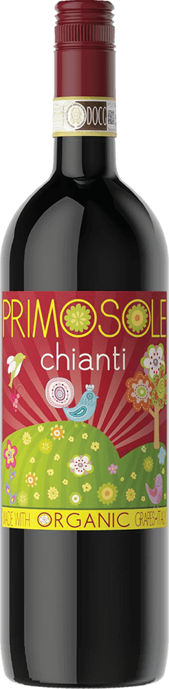 Primosole Chianti 750ml wine bottle front view