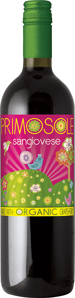 Primosole Sangiovese 750ml wine bottle frontal view