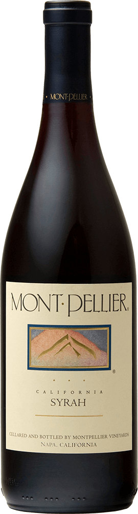 Montpellier Syrah 750ml wine bottle front view
