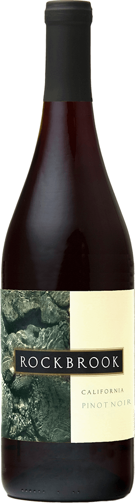 Rockbrook Cellars Pinot Noir wine bottle with label and capsule