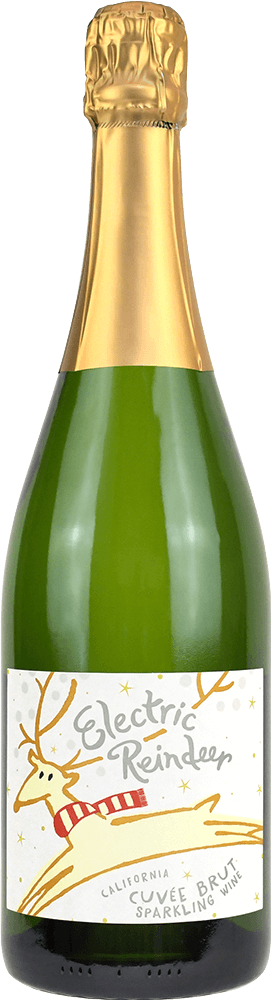 Electric Reindeer Sparkling Cuvée Brut bottle shot sample