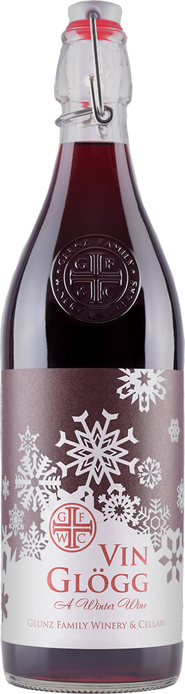 Vin Glogg Winter Wine 750ml wine bottle front view with label