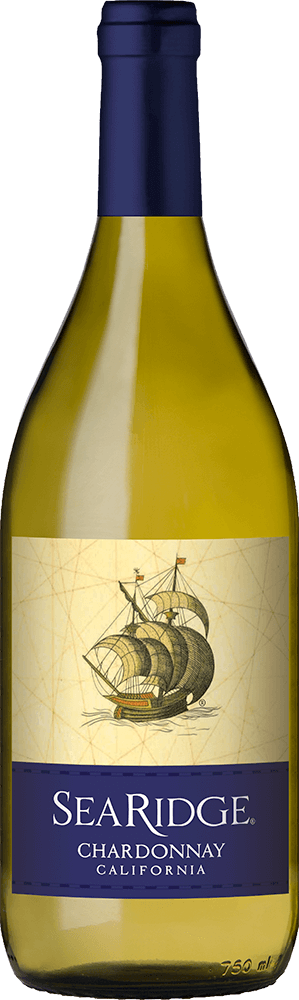 Sea Ridge Chardonnay 750ml wine bottle with label and capsule