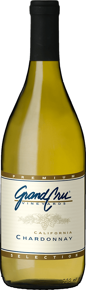 Grand Cru Chardonnay 750ml wine bottle from front