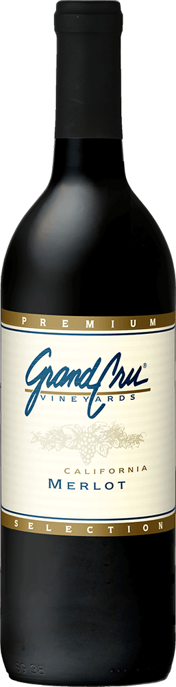 Grand Cru Merlot front view of wine bottle