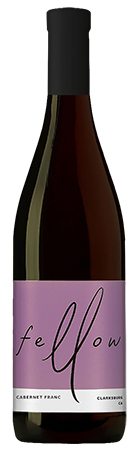 Fellow Wines wine brand Cabernet Franc 750ml bottle front view