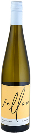 Fellow Wines wine brand Gewurztraminer 750ml bottle front view