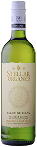 Stellar Organics brand Blanc de Blanc 750ml bottle front view