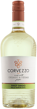 Corvezzo Pinot Grigio bottle shot sample