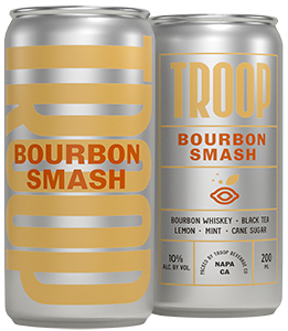 Troop Cocktails Bourbon Smash can front view