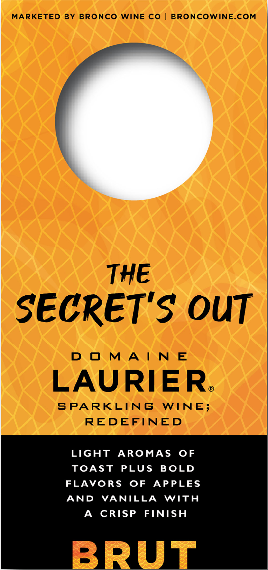 Domaine Laurier brand non-vintage Brut necker sample