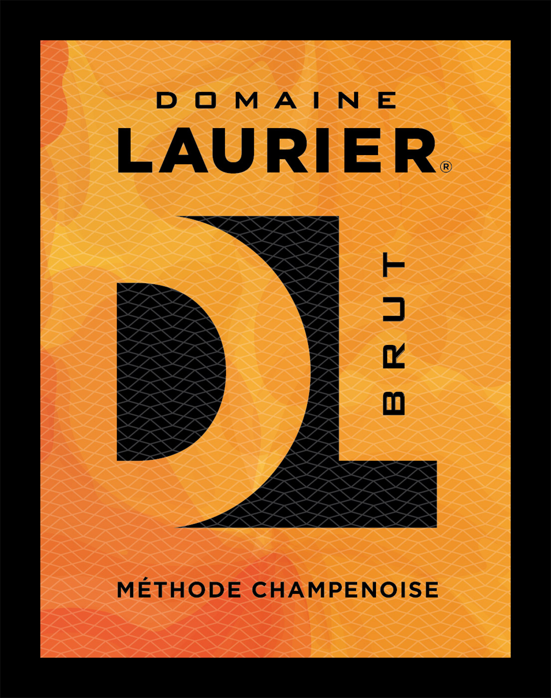 Domaine Laurier brand Brut front label sample