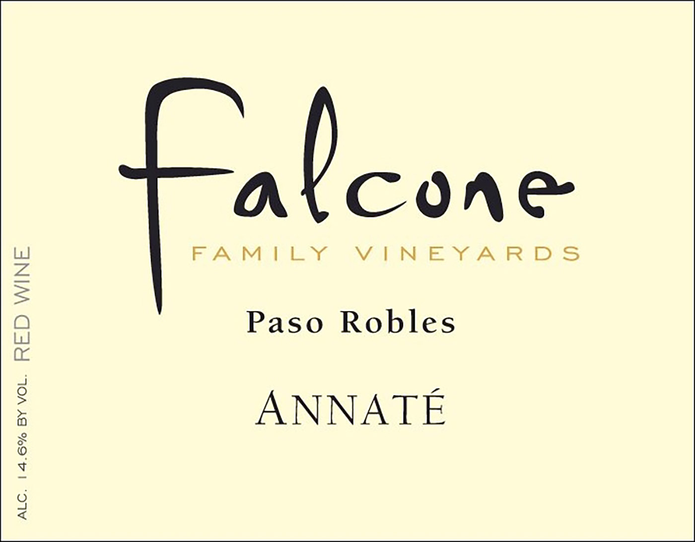 Falcone brand Annate front label sample