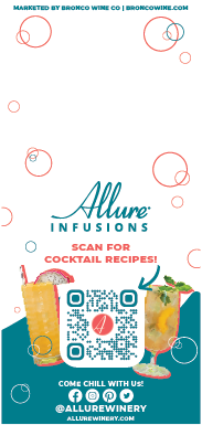 Allure Infusions themed necker sample showing 1up