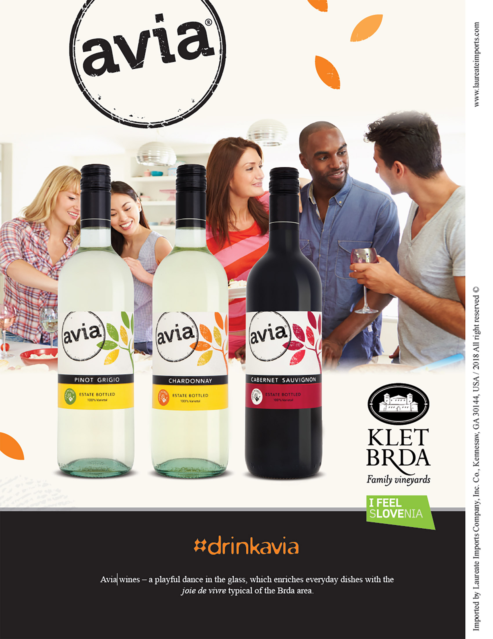 Avia wine brand family tech sheet sample
