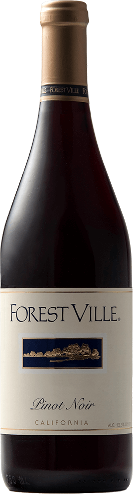 Forest Ville wine brand Pinot Noir bottle shot sample