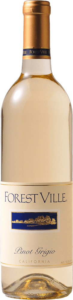 Forest Ville wine brand Pinot Grigio bottle shot sample