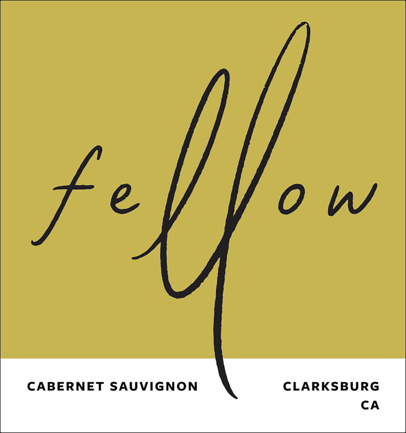 Fellow Wines brand Cabernet Sauvignon front label sample