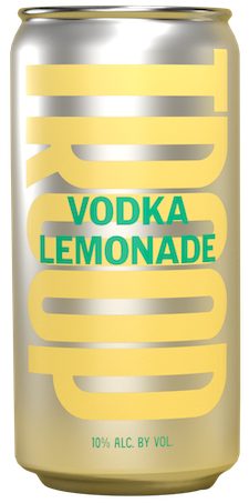 Troop Cocktails Vodka Lemonade can front view with front label