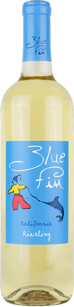 Blue Fin wine brand Riesling 750ml bottle front view