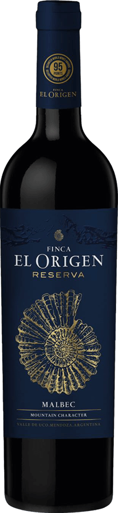 Finca El Origen Reserva Malbec bottle shot sample