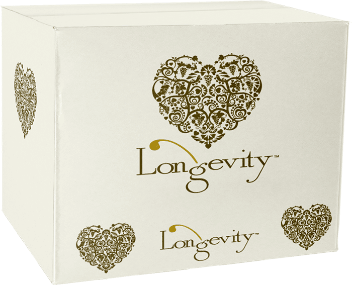 Generic Longevity shipper sample showing a case box for wine