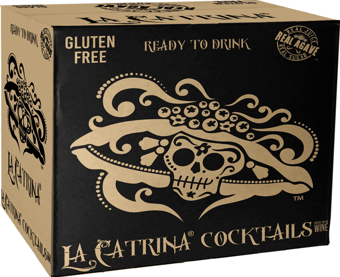 La Catrina Cocktails sample of shipper for wine