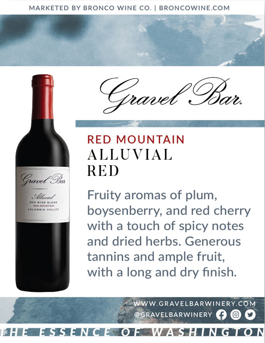 Gravel Bar Alluvial Red shelf talker sample