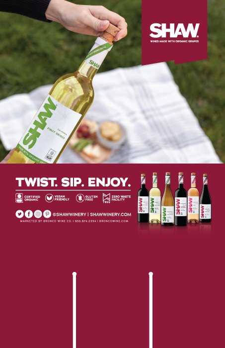 Case card hand twisting open shaw wine bottle