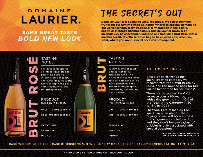 Domaine Laurier hot sheet sample