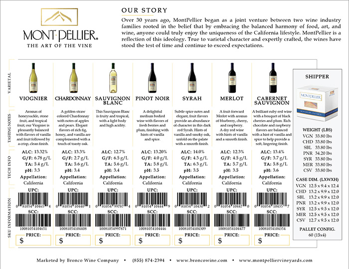 mont pellier family hot sheet sample