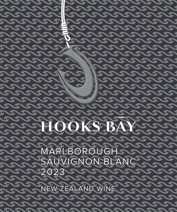 Hooks Bay brand Sauvignon Blanc front bottle label