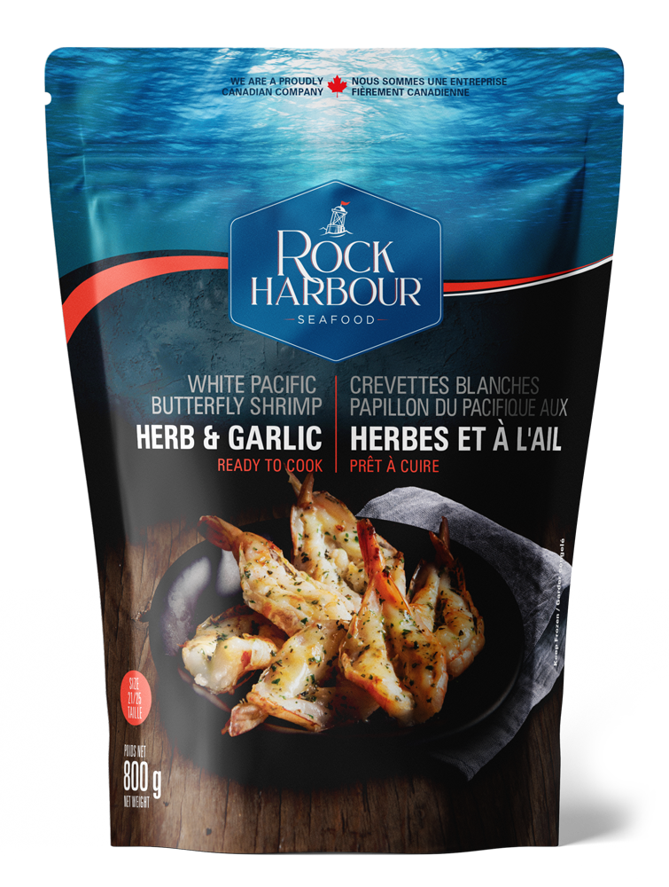 15 Minute Herb & Garlic Shrimp Pasta Rock Harbour Seafood