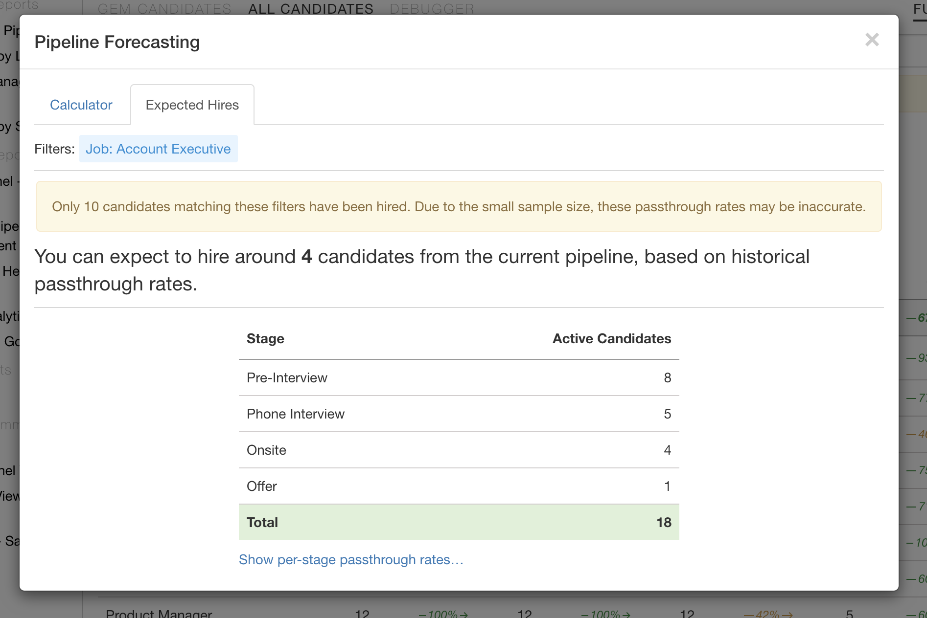 Pipeline Forecasting in Pipeline Analytics