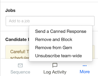 Unsubscribe in Gem