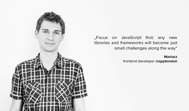 Mariusz junior developer advice