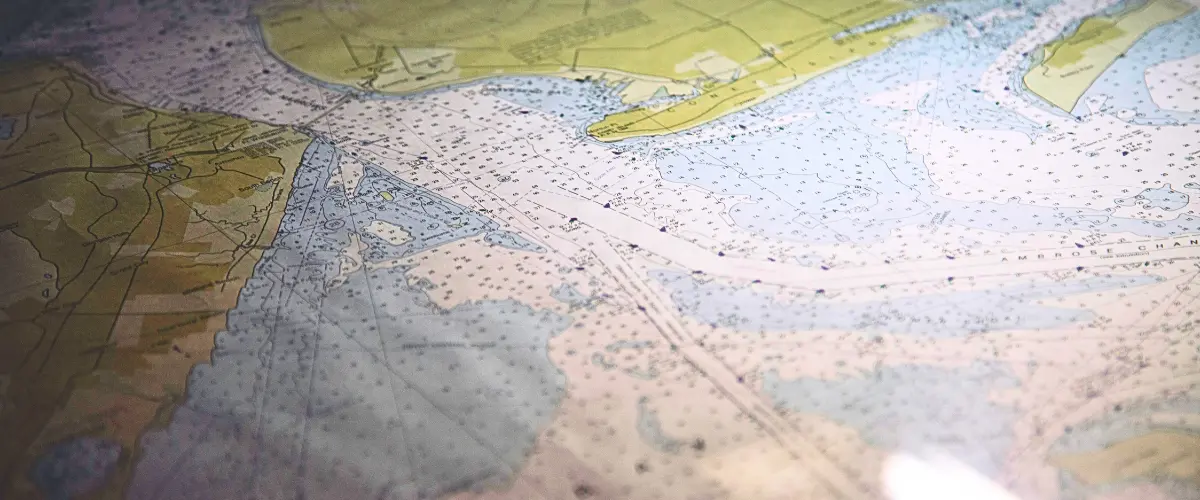 how to read depth on a nautical chart